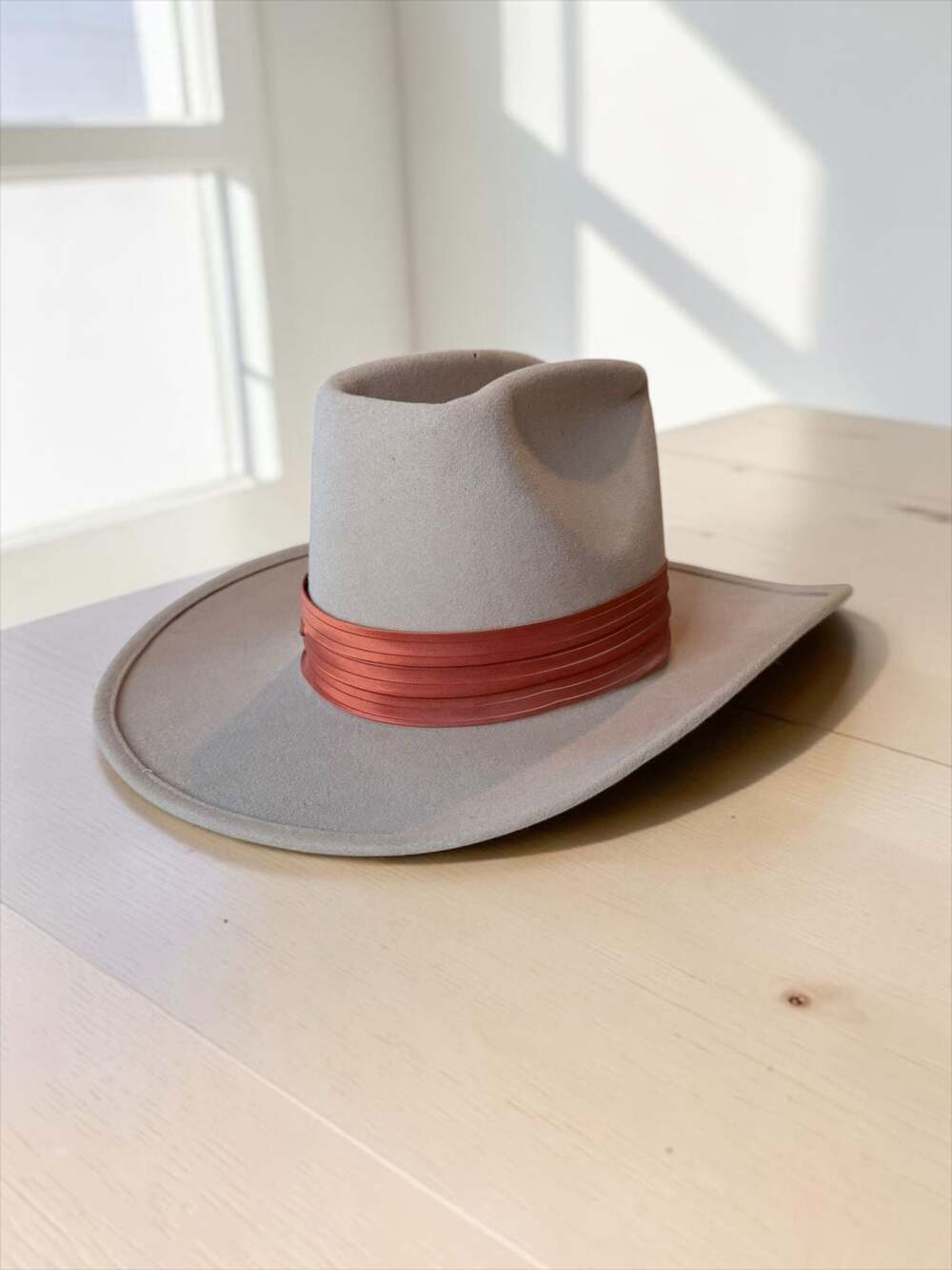 Dorfman Pacific 100% Wool Western Cowboy Hat | Size 7 1/8 (57 cm) | Tan